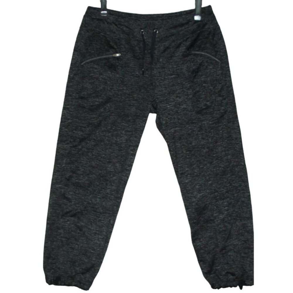 Active Life Crop Leggings Womens Size Small Heather Charcoal Black workout pants